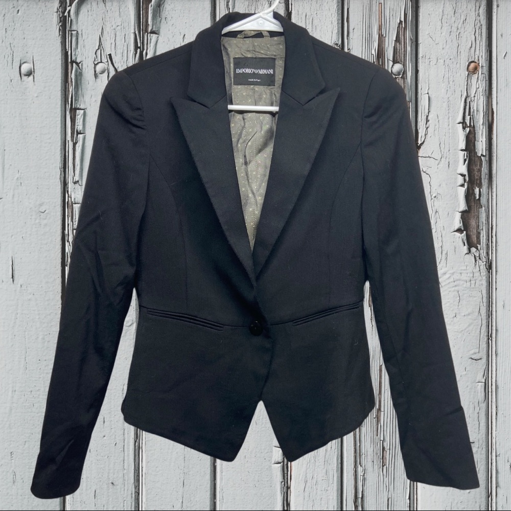Emporio Armani Black Suit Jacket